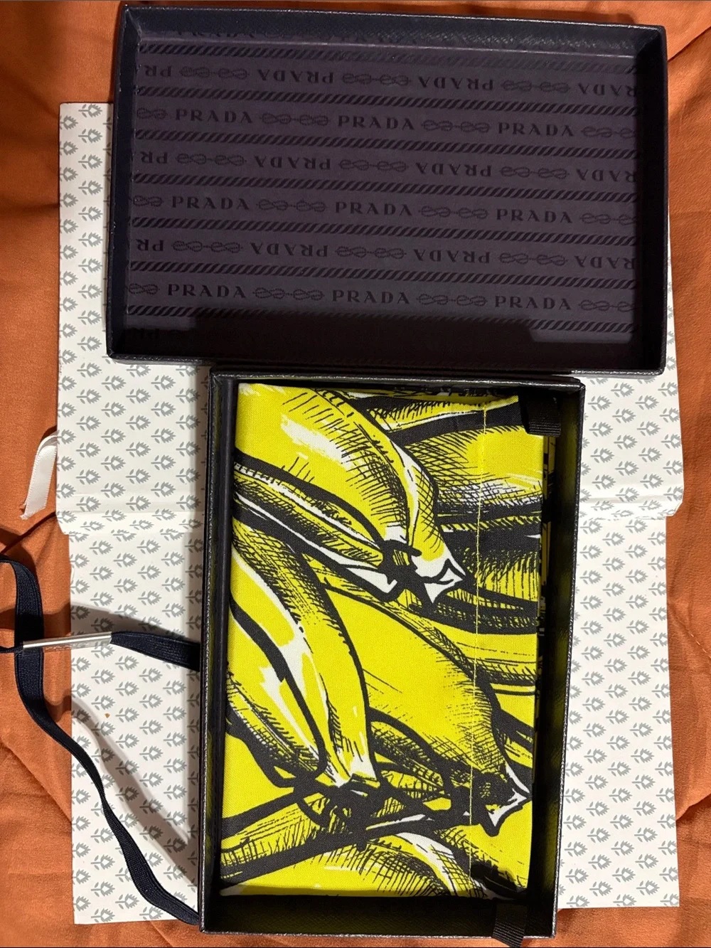 Prada Saffiano Leather Wallet in Taupe Box and Dust Bag included